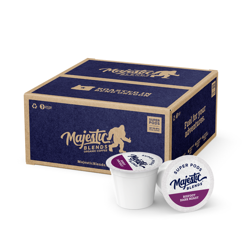Bigfoot Blend Organic K Cup Coffee Pods Majestic Blends