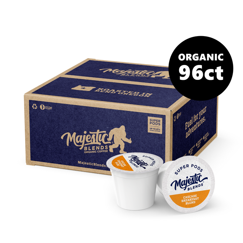 Cascade Breakfast Blend K Cup Coffee Pods Majestic Blends